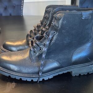 Cole Haan Men's Black Leather Boots